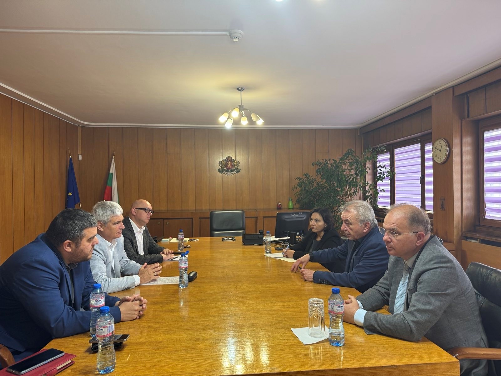 Доц. Карадимов и президентът на КНСБ Пламен Димитров обсъдиха създаването на обществен съвет към КЗК